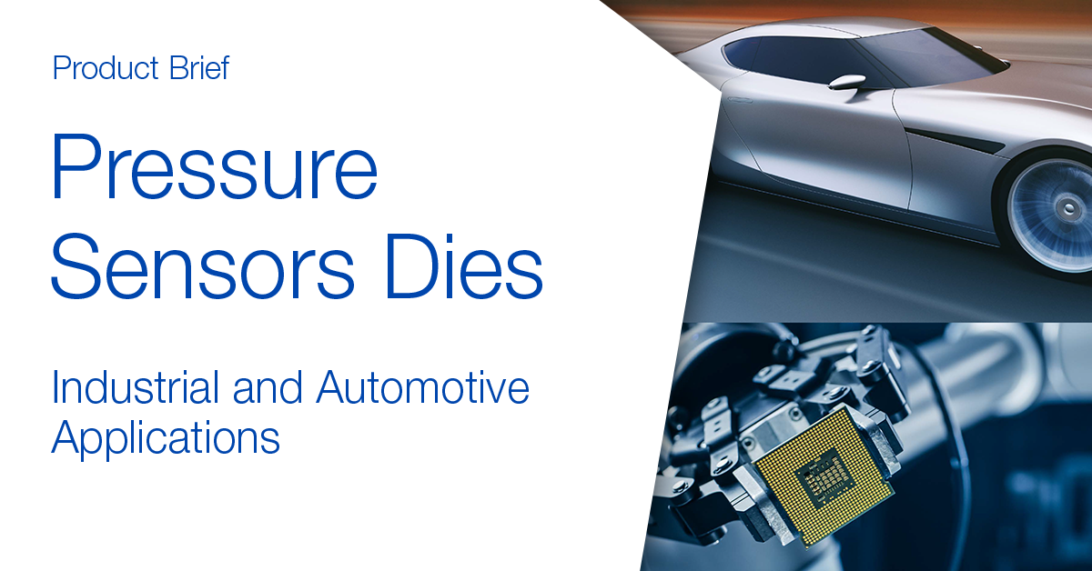 Product brief Pressure sensor dies TDK Electronics TDK Europe