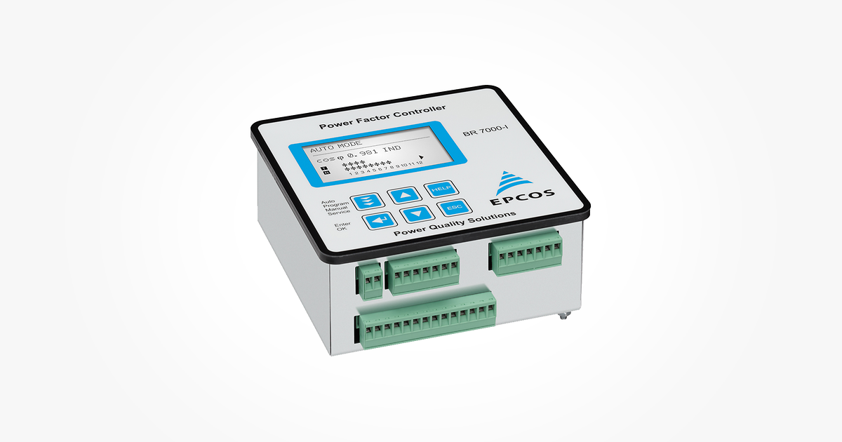 Power factor correction: Controllers for up to 32 thyristor modules via ...