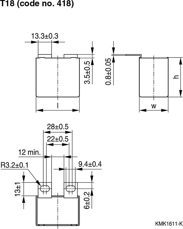 設計ツール：端子図面 | TDK Electronics AG