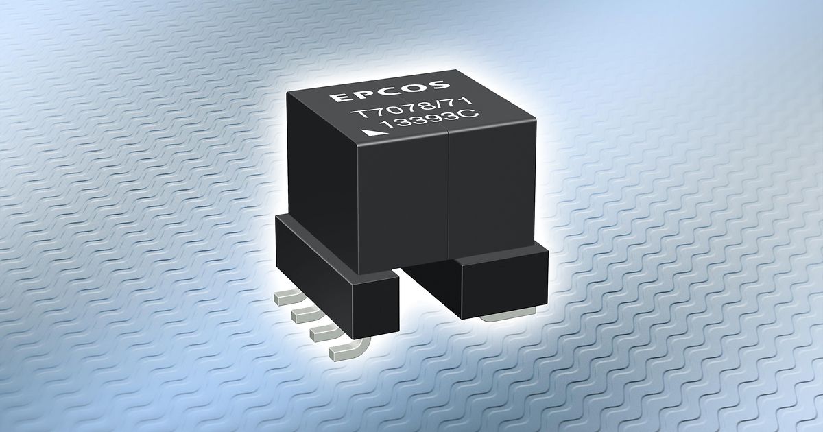 Compact SMT current sense transformers for power electronics TDK