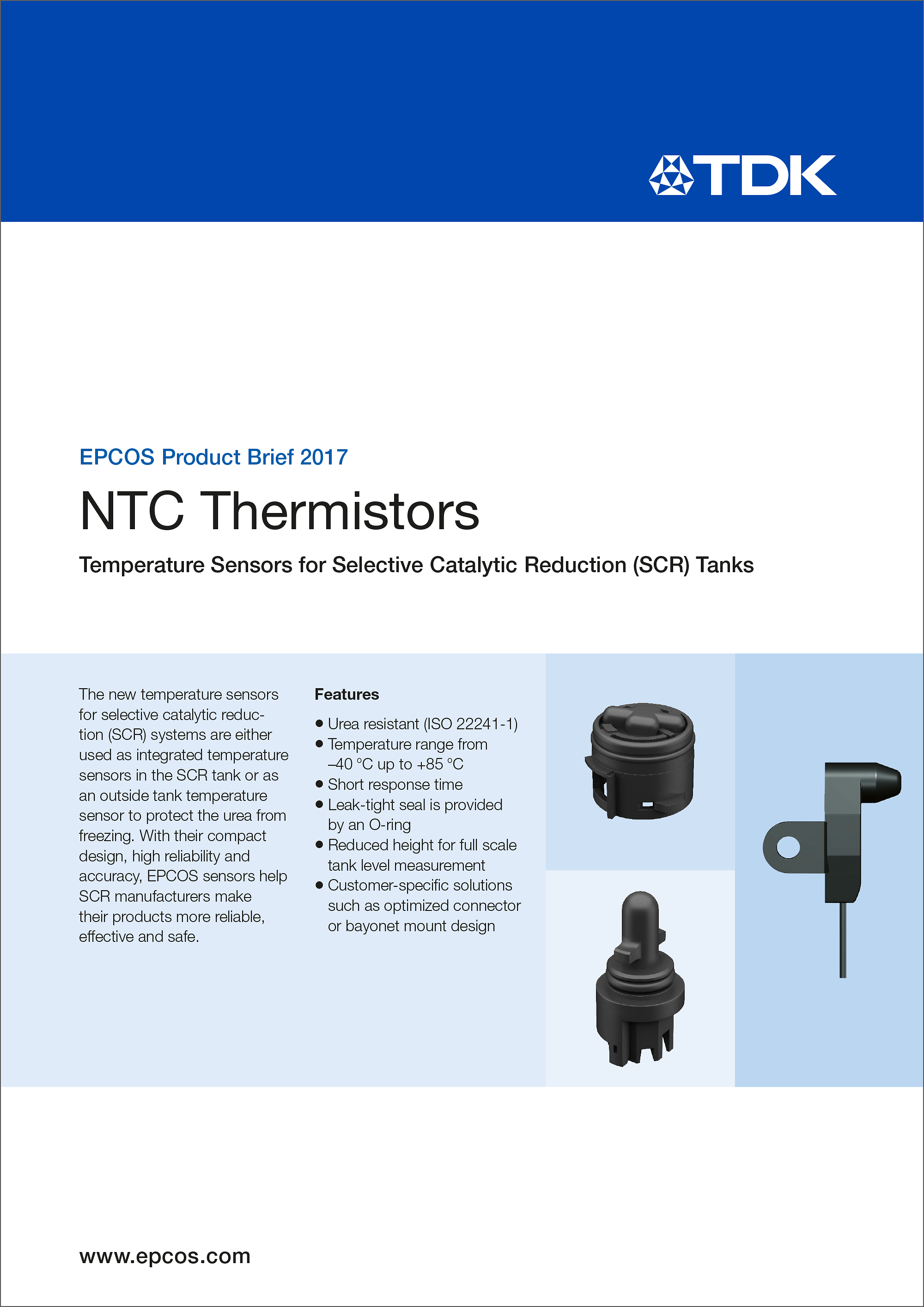  NTC Thermistors SCR PB