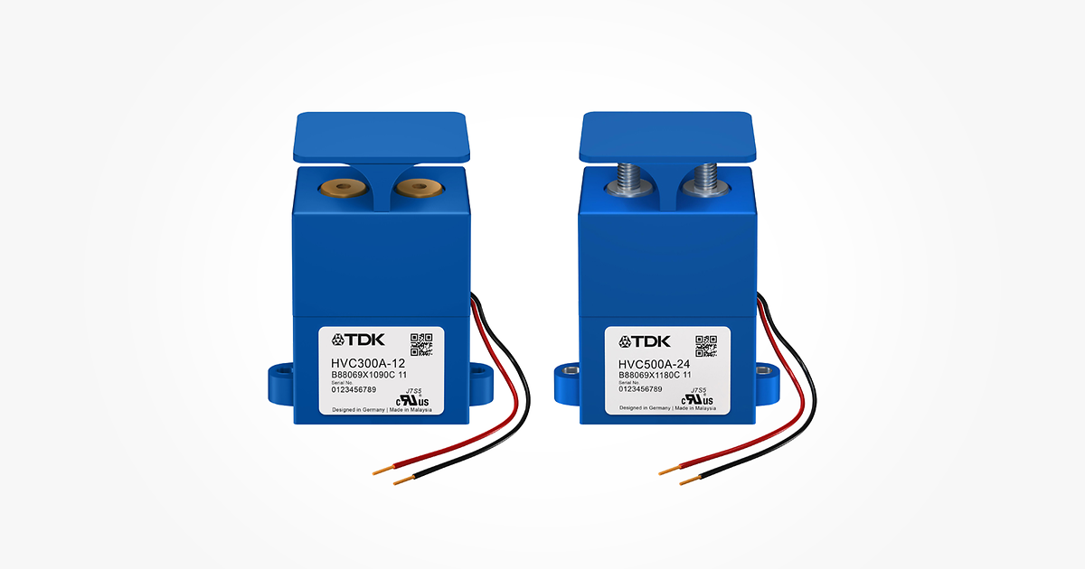 High-voltage contactors: Portfolio extended for high current ...