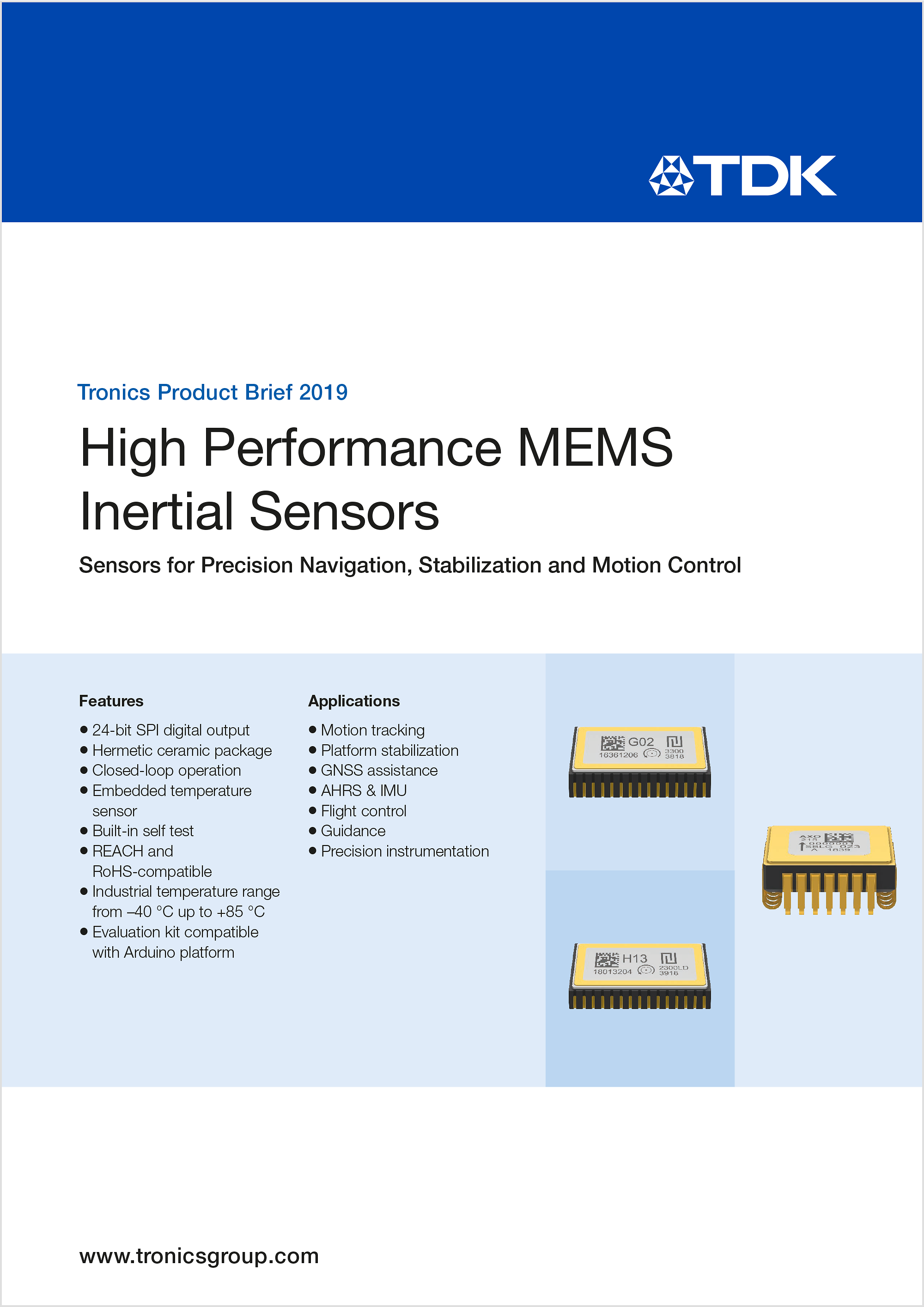  Tronics Inertial Sensors PB