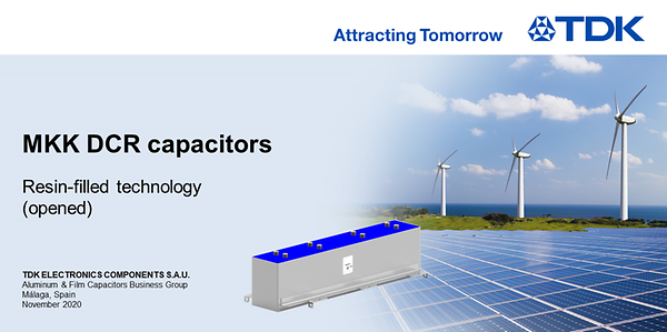 Product catalog: Power Capacitors for DC applications | TDK Product catalog: Power Capacitors for DC applications | TDK