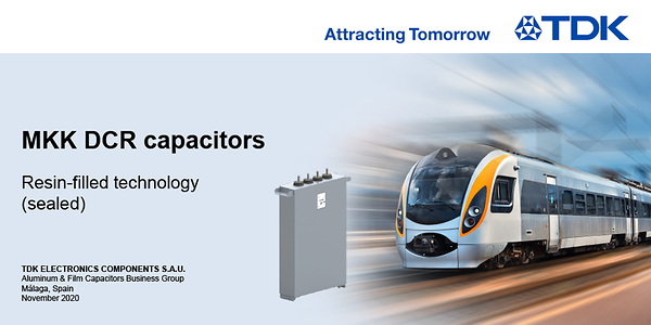 Product catalog: Power Capacitors for DC applications | TDK Product catalog: Power Capacitors for DC applications | TDK