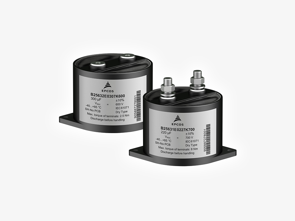 New DC link capacitors with exceptionally low ESL TDK Electronics TDK Europe