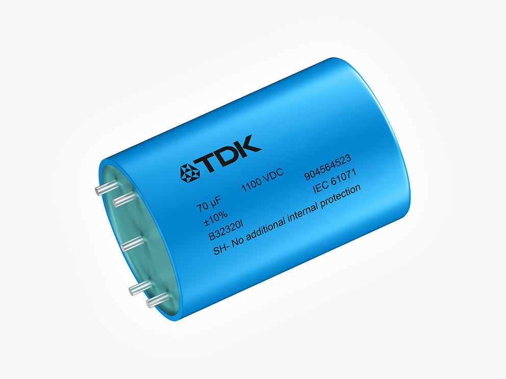 New DC link capacitors with exceptionally low ESL TDK Electronics