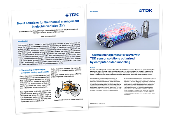 sensor solutions for thermal management of bevs tdk electronics tdk europe