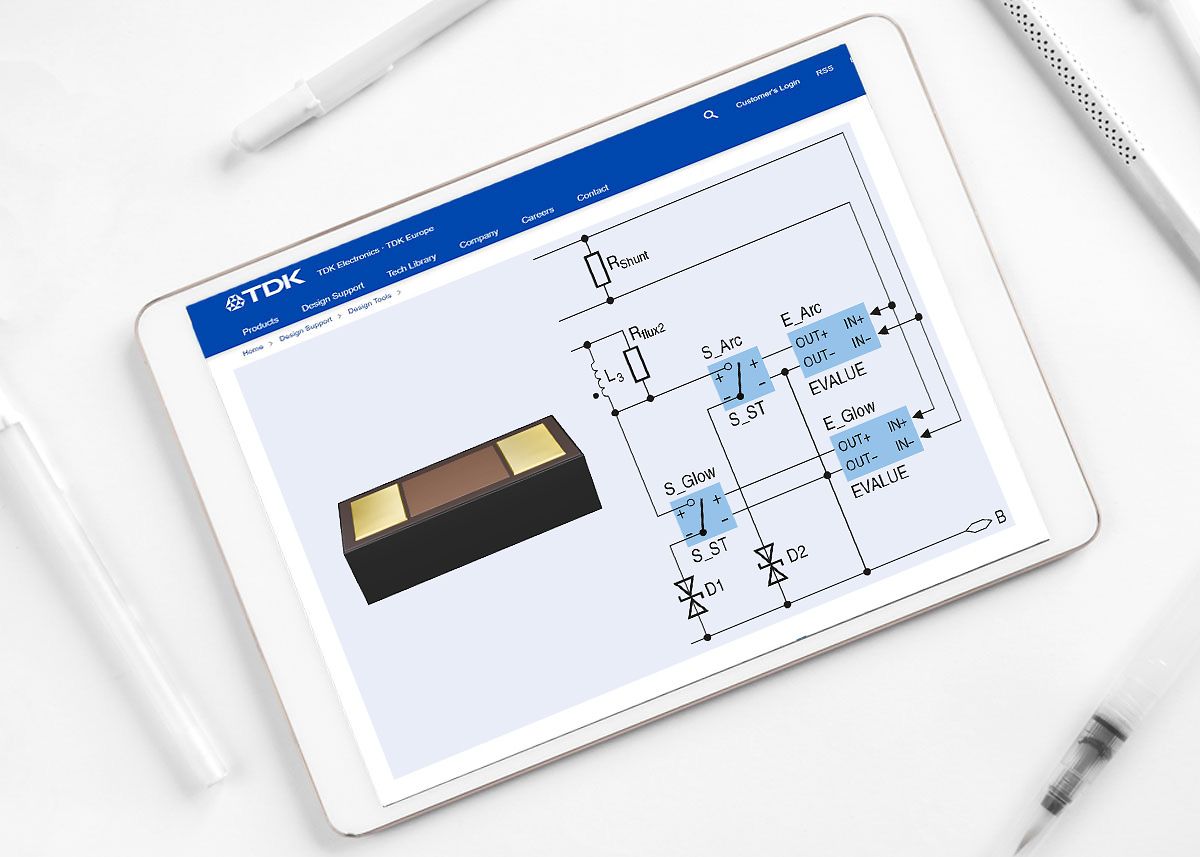 TVS Diodes LTSpice Model Library for SEED Simulations TDK Electronics