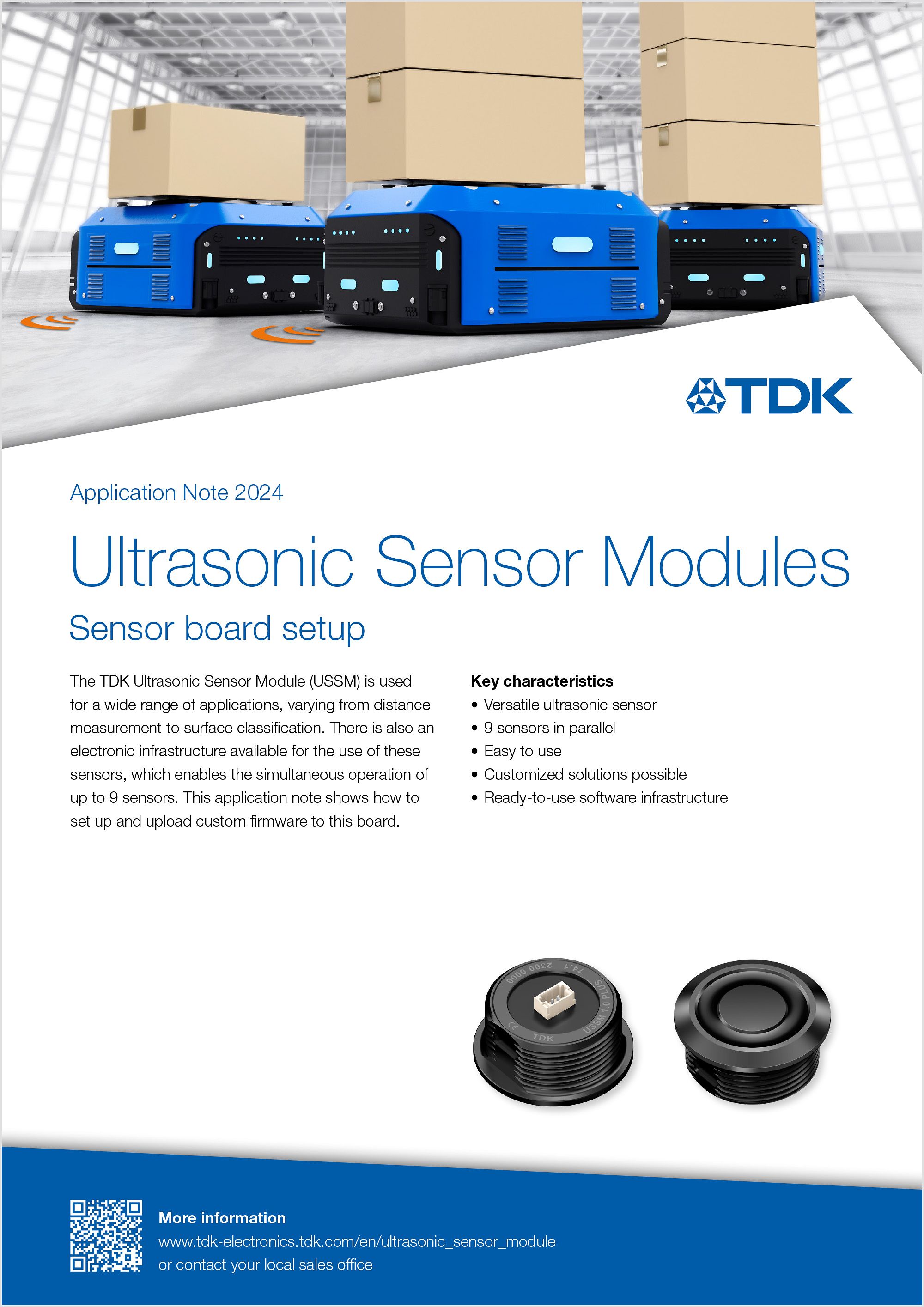  UltraSonic Sensor Board AN