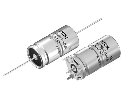 TDK unveils ultra-compact, vibration-resistant axial capacitors for up to +140 °C in automotive applications