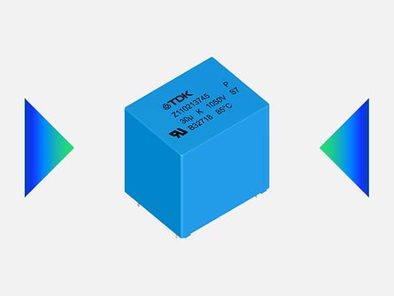 TDK presents DC link capacitors for up to +125 °C in demanding automotive and industrial applications