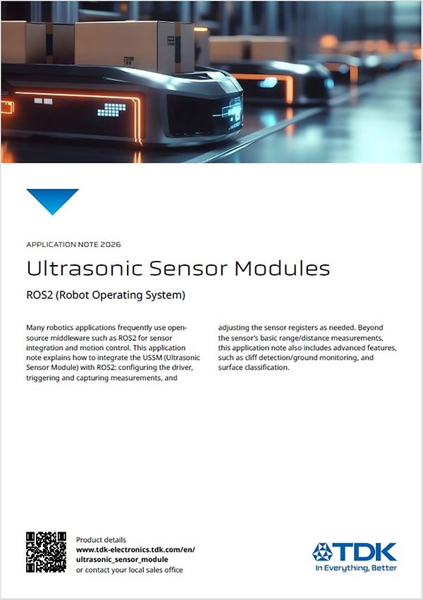 Ultrasonic Sensor Modules - ROS2 | TDK Electronics - TDK Europe