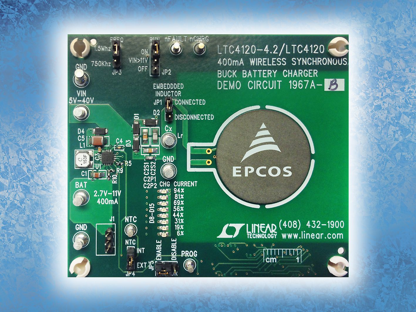 Ferrites EPCOS ferrite disk selected by Linear Technology for wireless