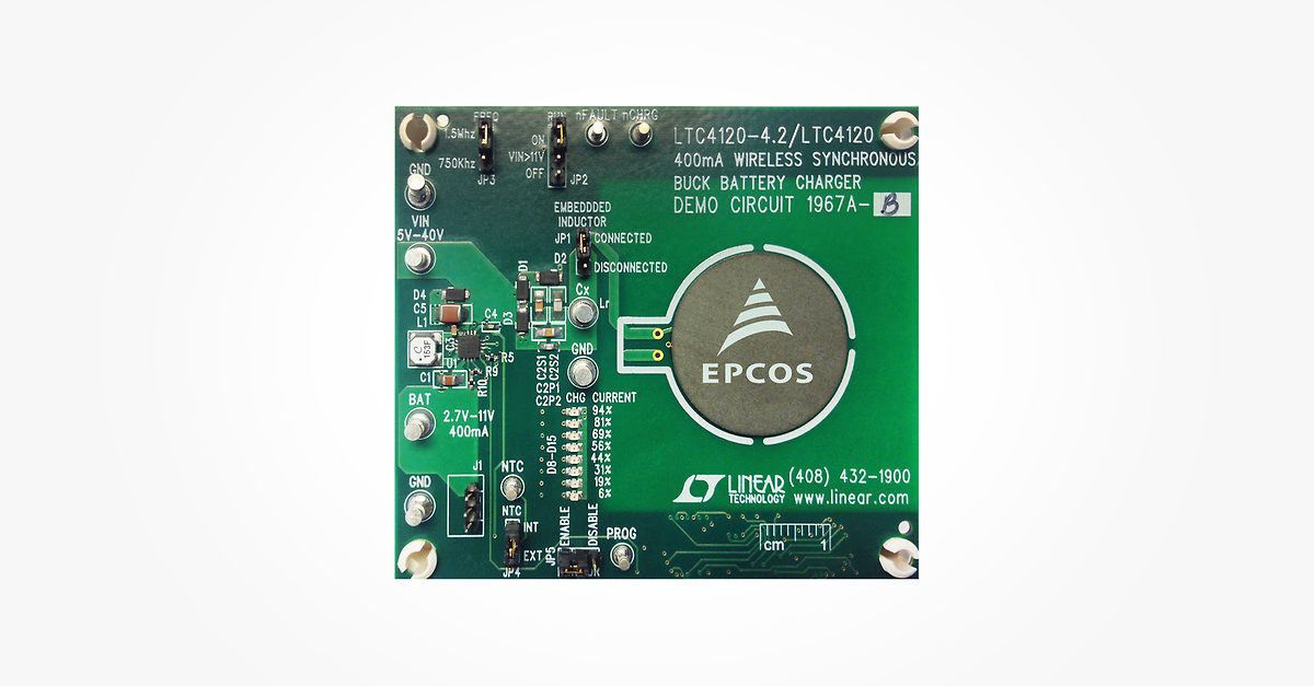 Ferrites EPCOS ferrite disk selected by Linear Technology for wireless
